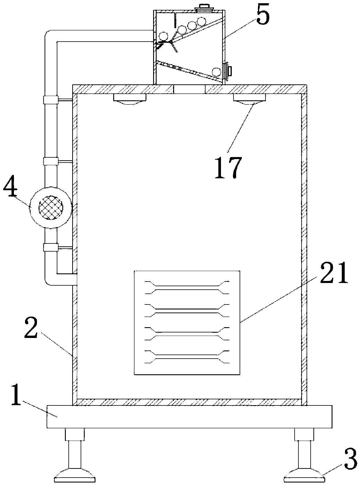 High-voltage cabinet with a long service life