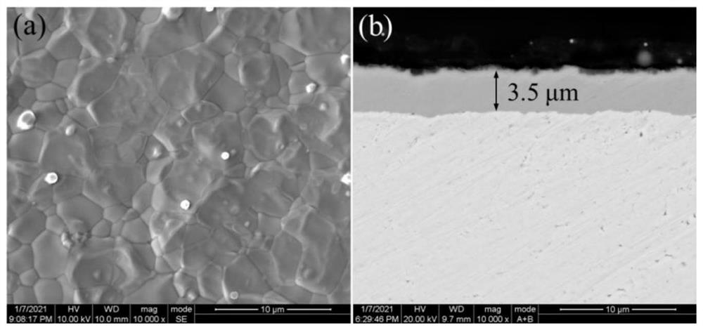 Low-mutual-diffusion and high-temperature-oxidation-resistant coating for copper conductor and preparation method thereof