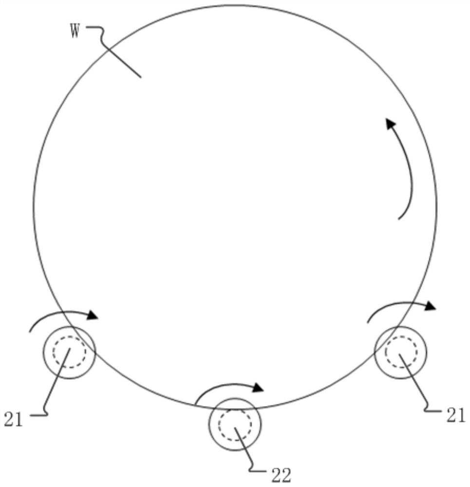 Wafer cleaning method and wafer cleaning device