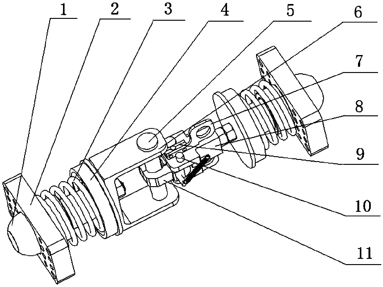 A rail vehicle automatic coupling device