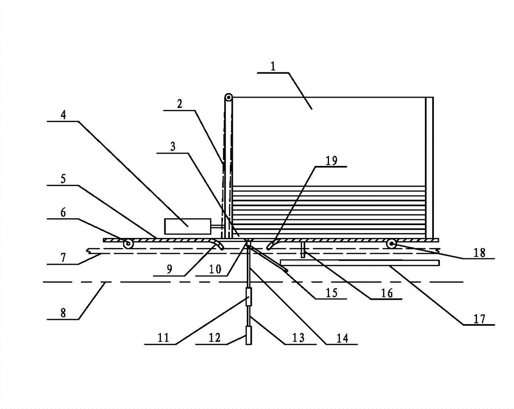 Method and device for separately taking out carton for packaging ceramic tiles