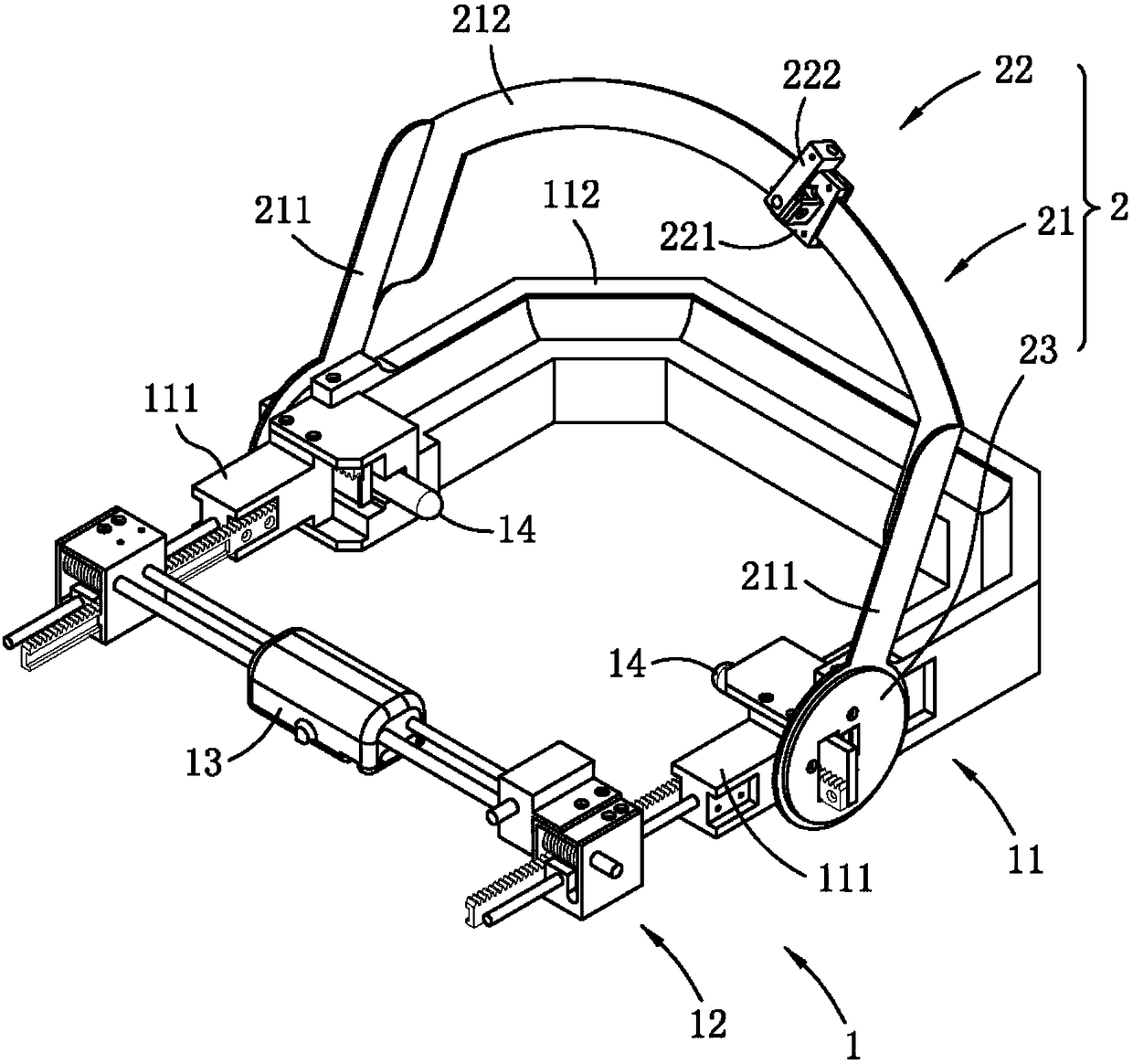 Noninvasive head stereotactic auxiliary device