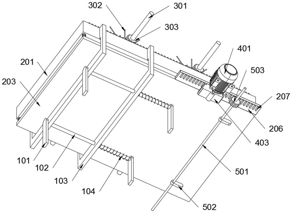 A multi-angle flexible cleaning equipment for ceramic granular materials