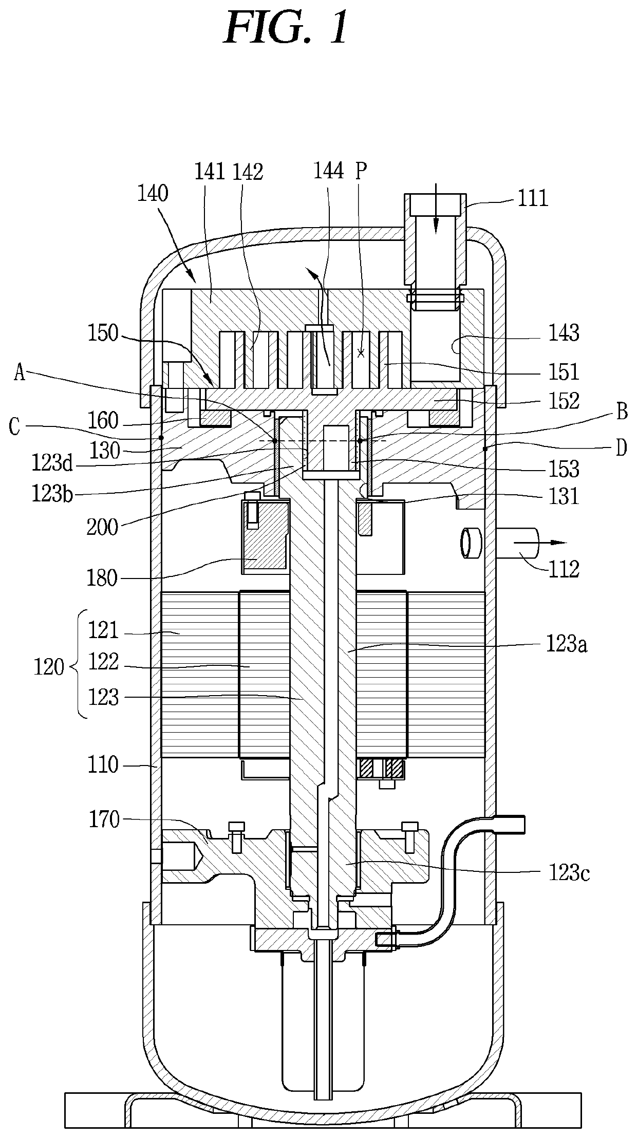 Bush bearing having outer lubricating layer, manufacturing method therefor and scroll compressor having same applied thereto