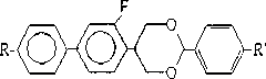 Liquid crystal monomer fluorine dioxane contained compound and synthesis method thereof