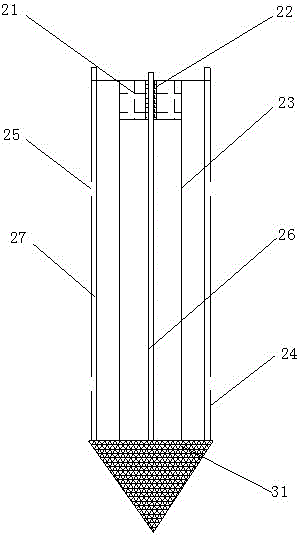 Construction method for repairing lateral displacement of retaining wall