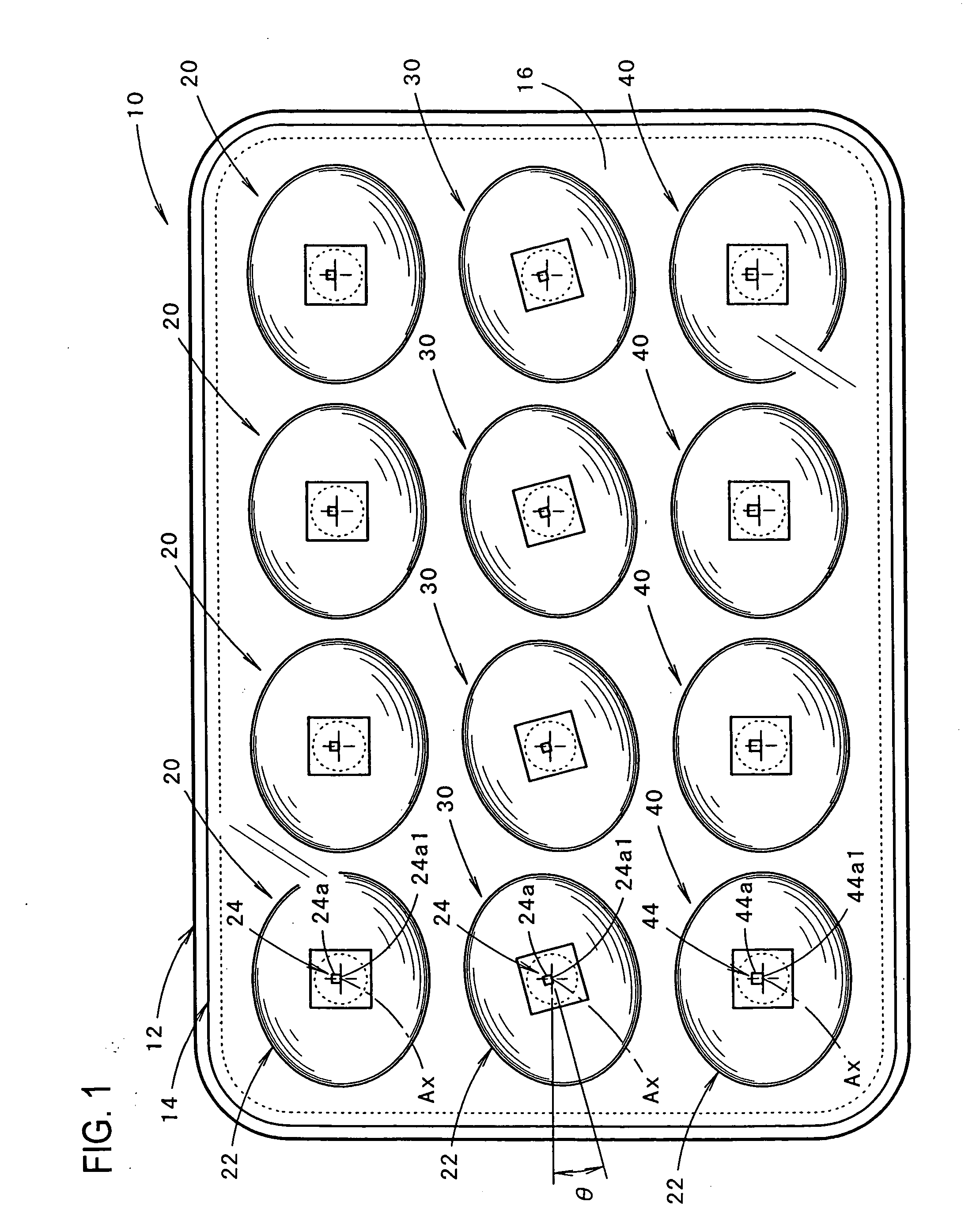 Lamp unit for forming a cut-off line and vehicular headlamp using the same