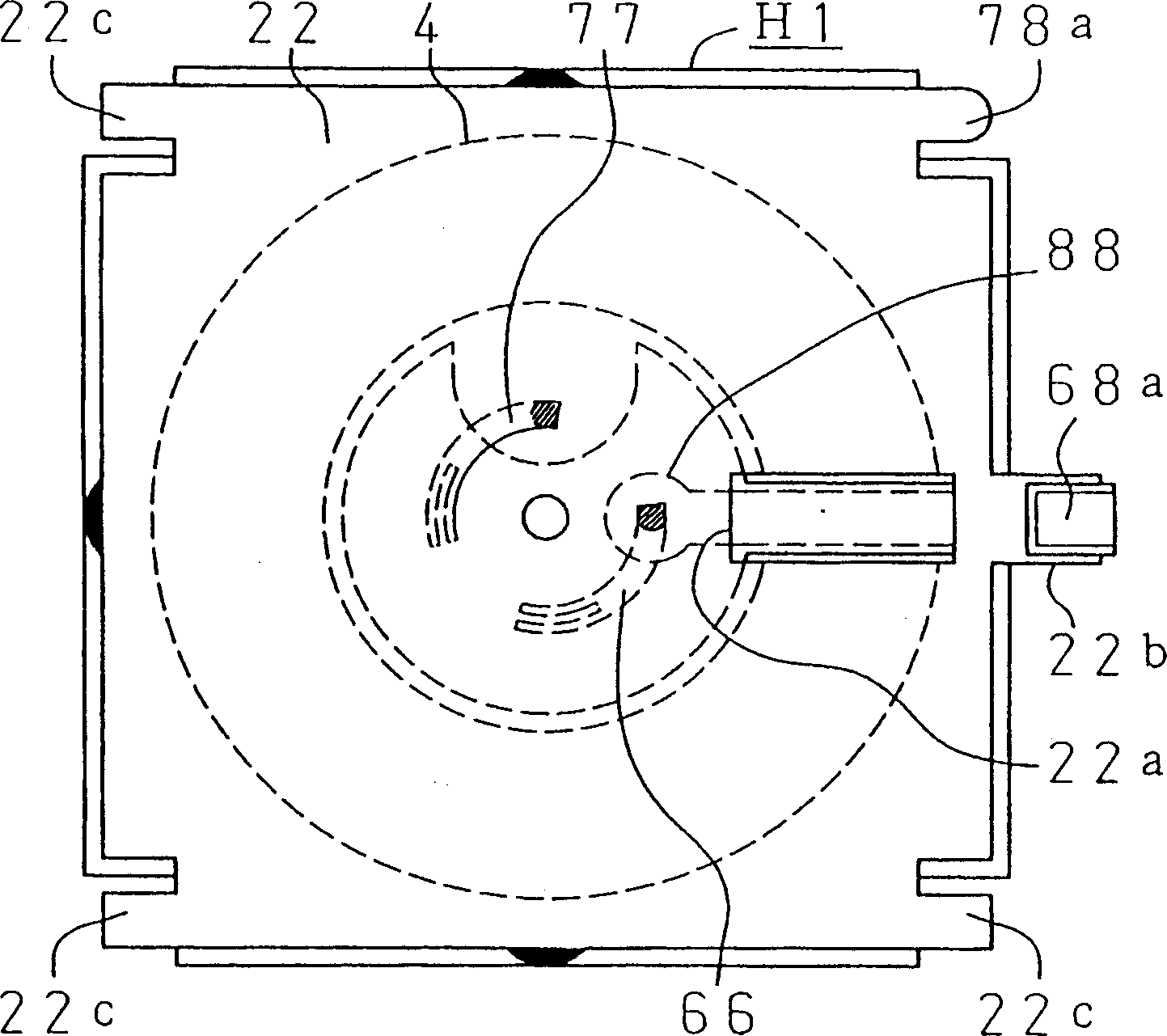 Ultra-thin type centreless motor