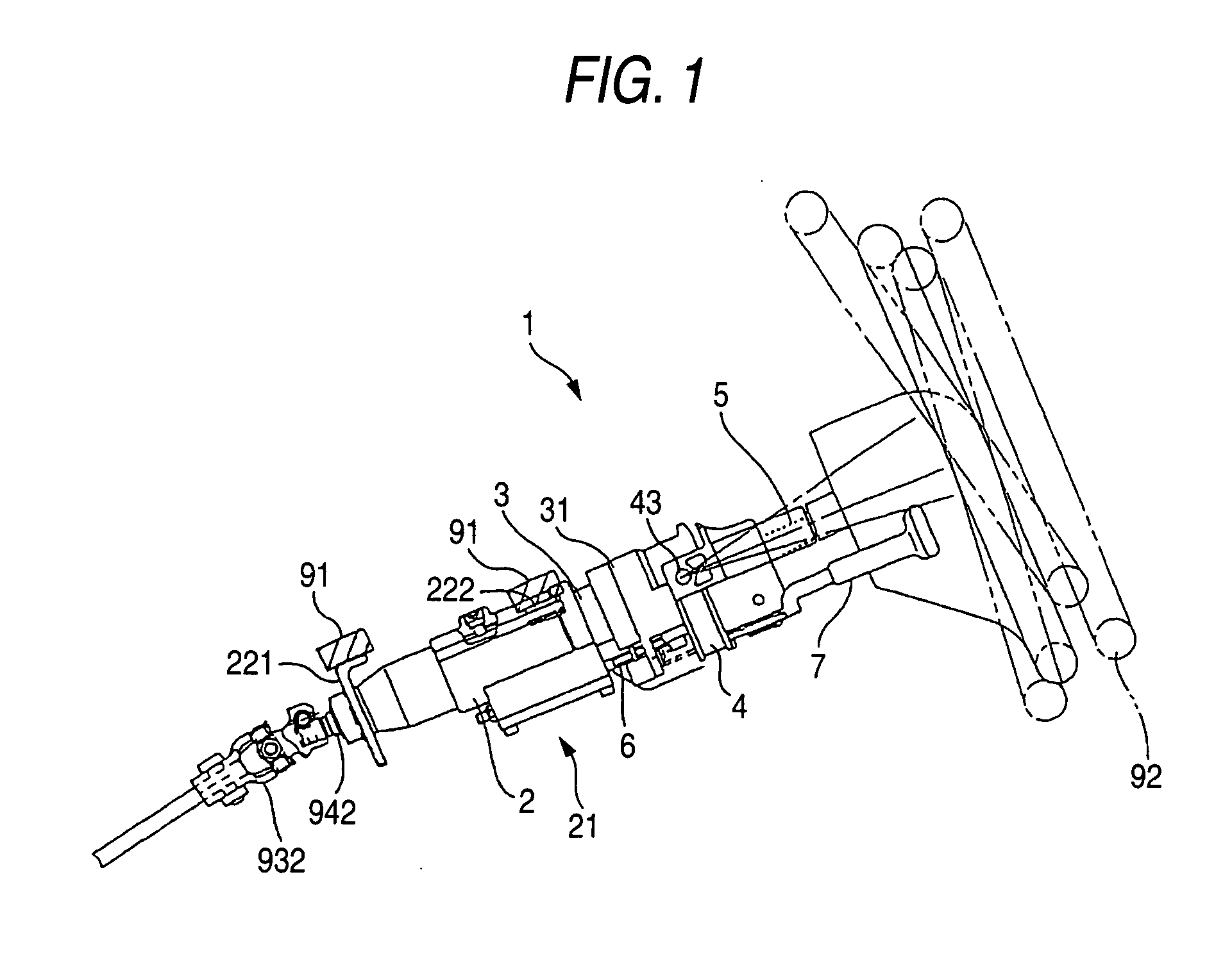 Steering column apparatus