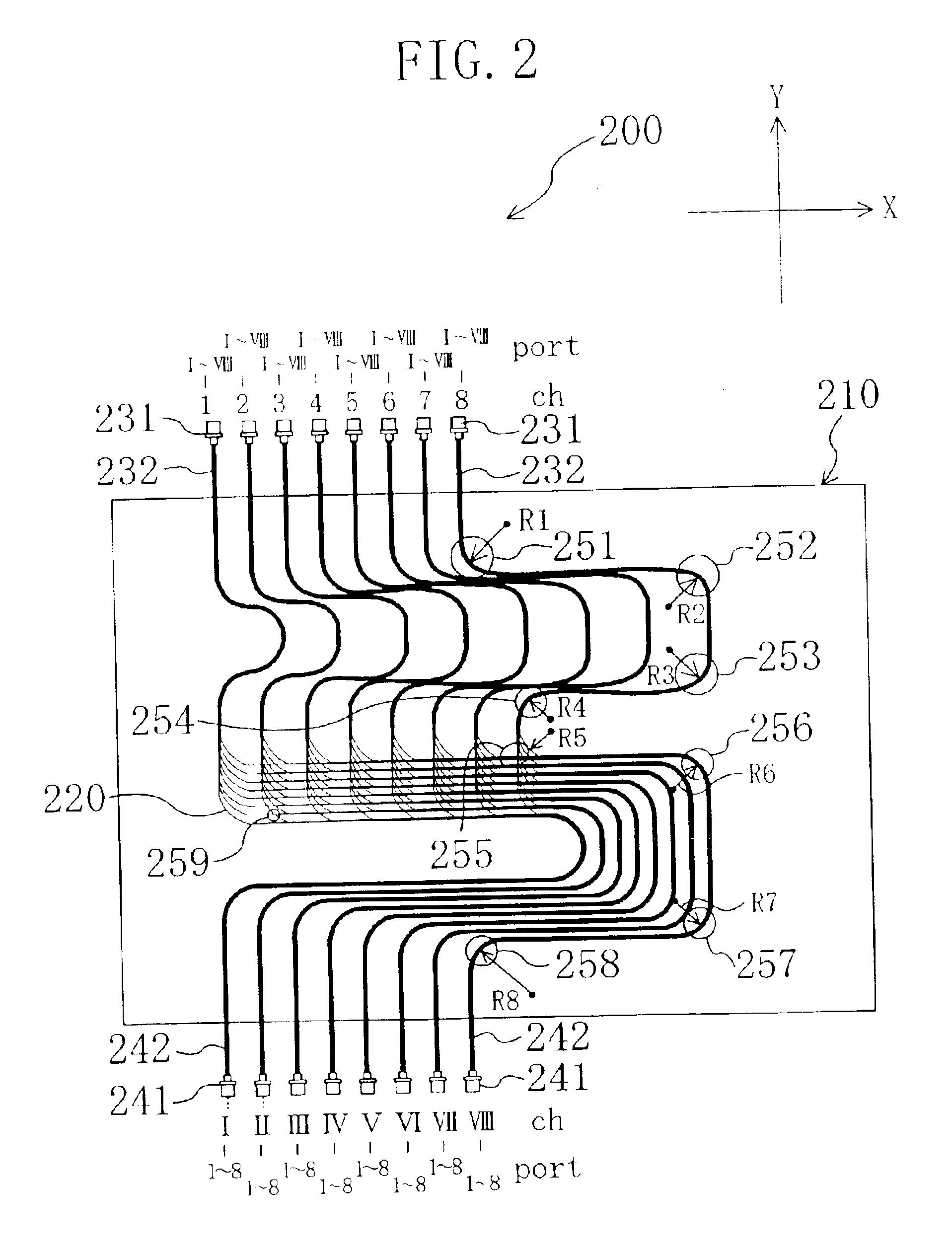 Optical fiber and optical fiber wiring board using the optical fiber