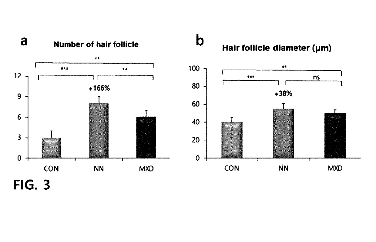 Composition Including Nonanal As Active Ingredient For Preventing Hair Loss Or Stimulating Hair Development