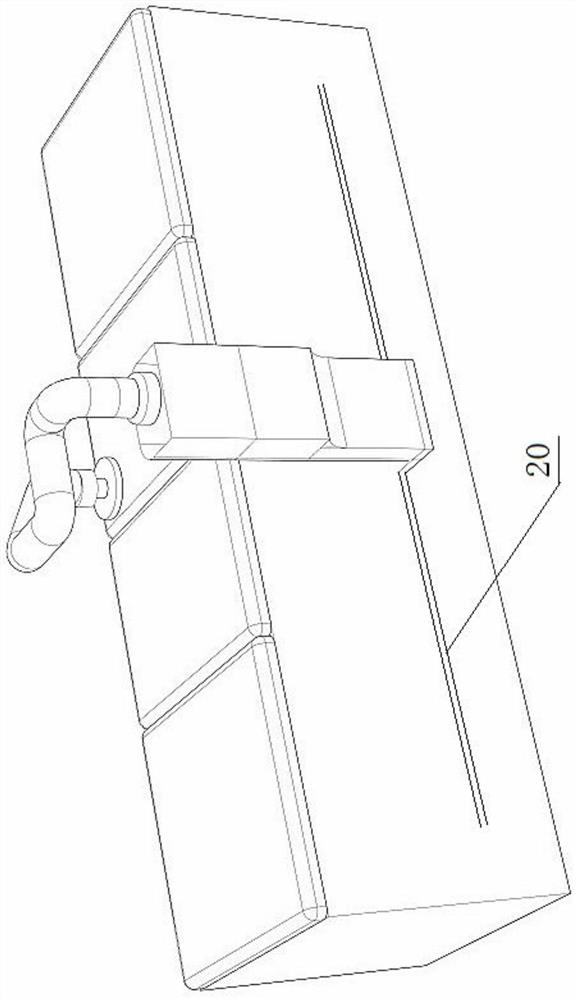 Motion radiation center heat gathering type thermal therapy device