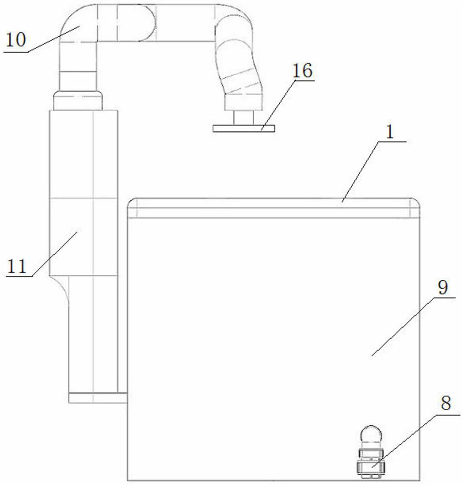 Motion radiation center heat gathering type thermal therapy device