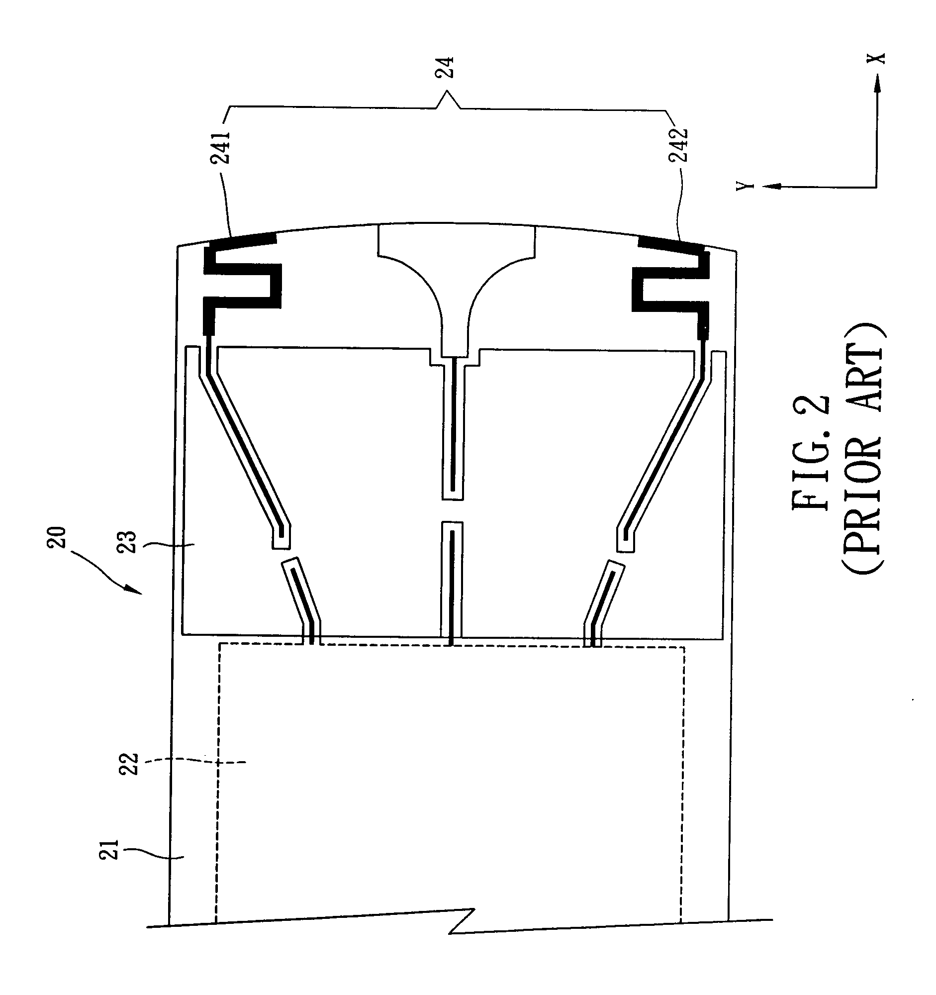 Monopole antenna and wireless network device having the same