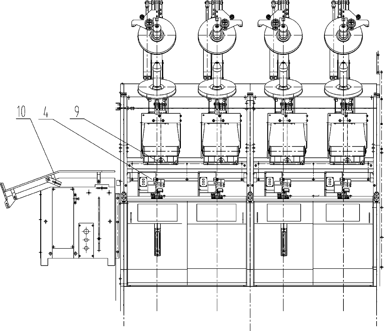 Carpet yarn twisting machine