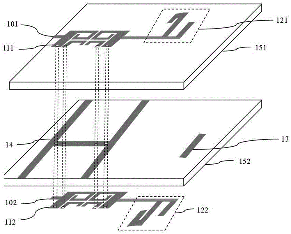 Dual-band filtering antenna