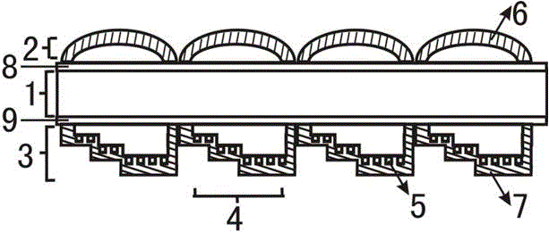 Anti-counterfeiting security film based on integrated imaging principle and with dynamic three-dimensional effect