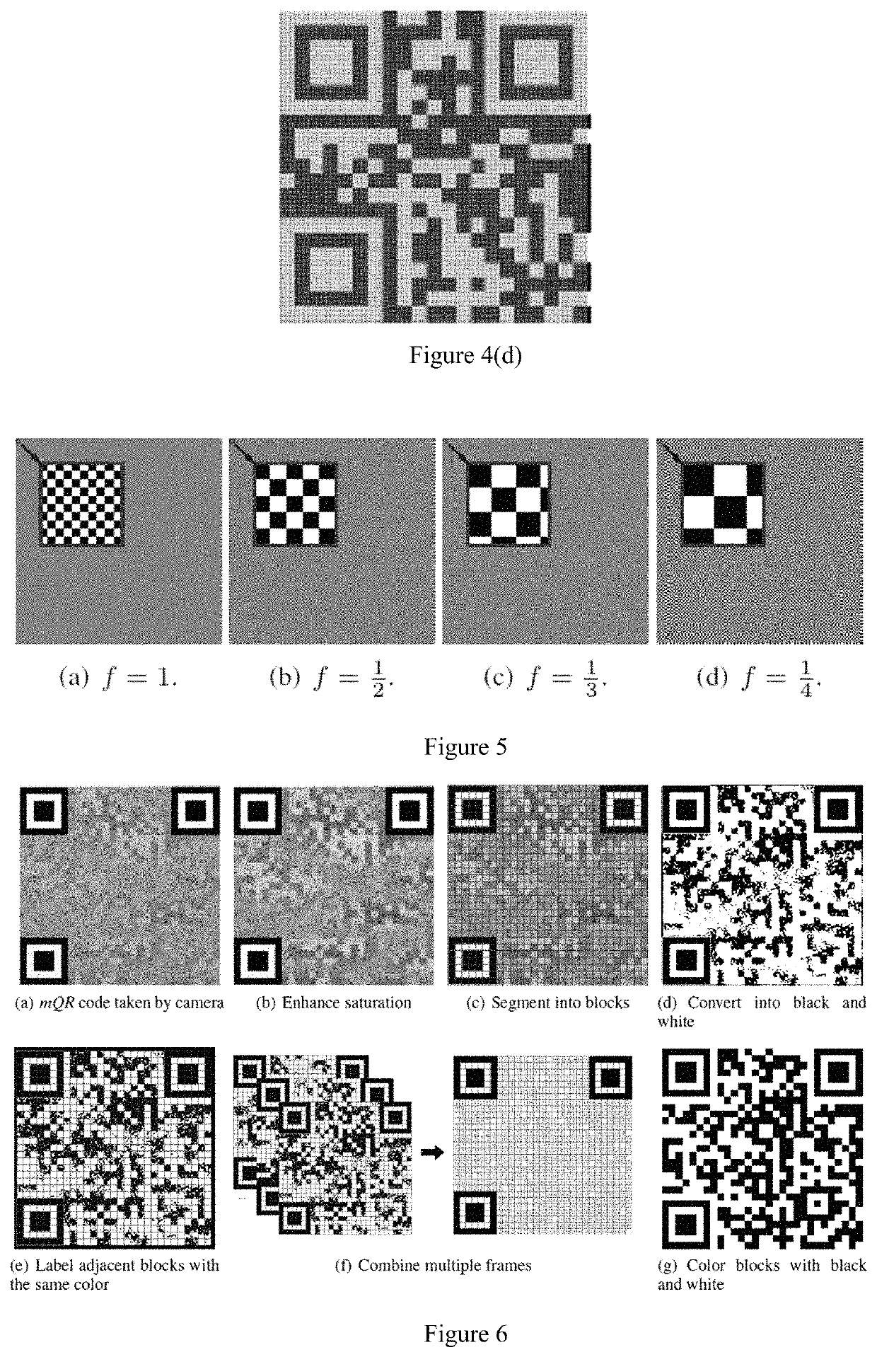 Secure QR code using nonlinearity of spatial frequency in light