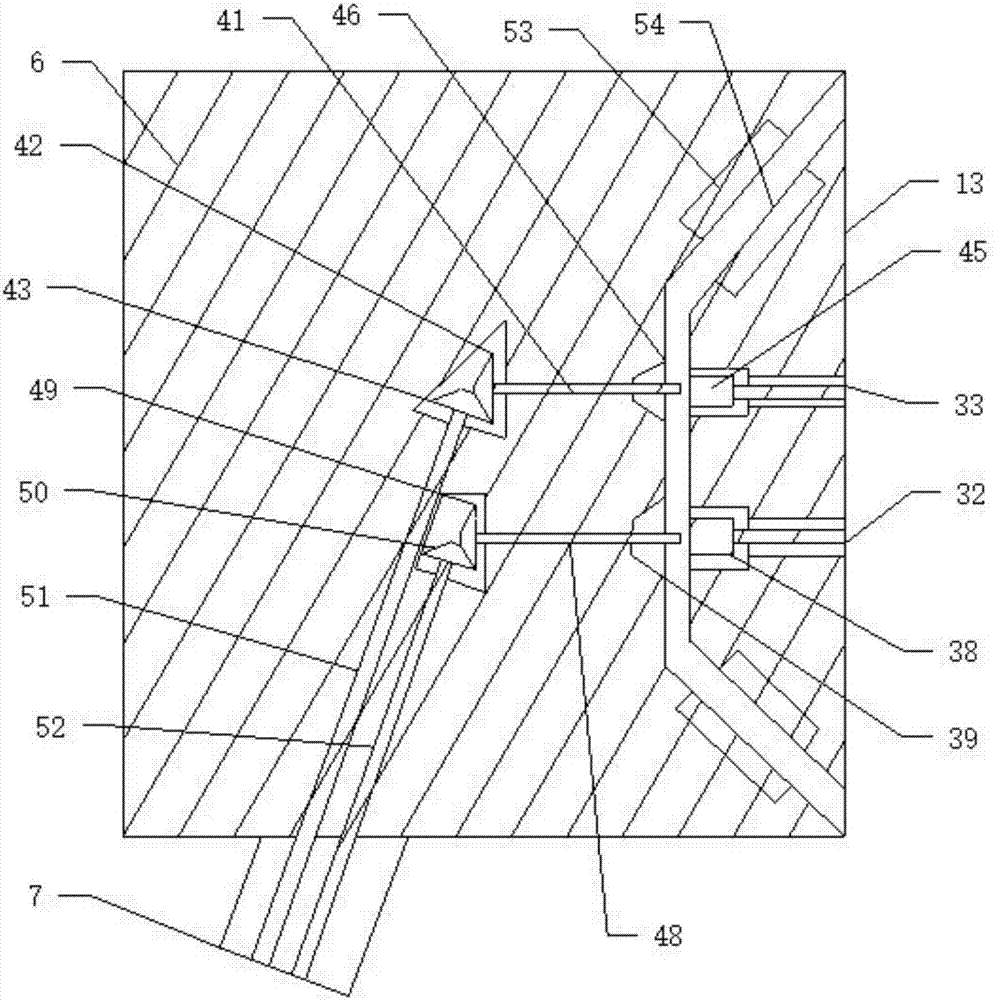 Support frame for automatically mounting advertising board on street lamp pole in municipal administration