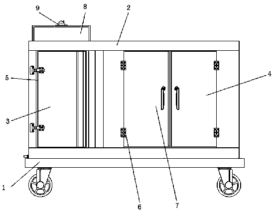 Disinfection equipment used for needle assembly, having classification structure and convenient to store