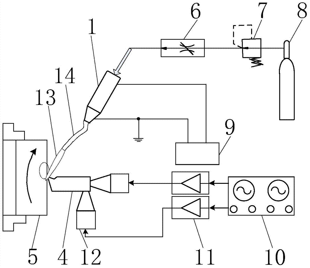 Method for cutting black metal by diamond tool