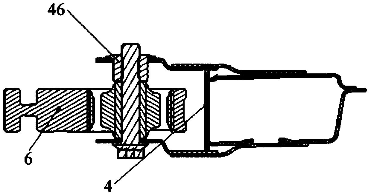 Engine rear suspension combination module and automobile front subframe assembly assembly