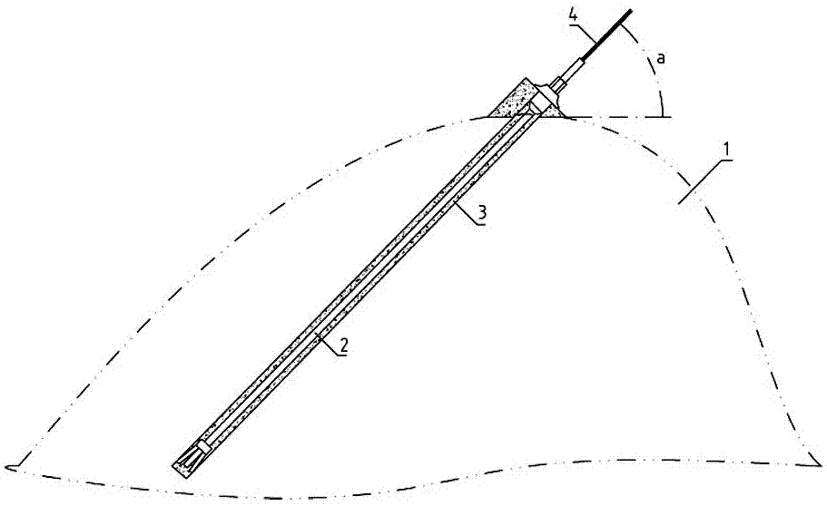 Anchor rod bracing wire foundation applicable to rock base and construction method thereof