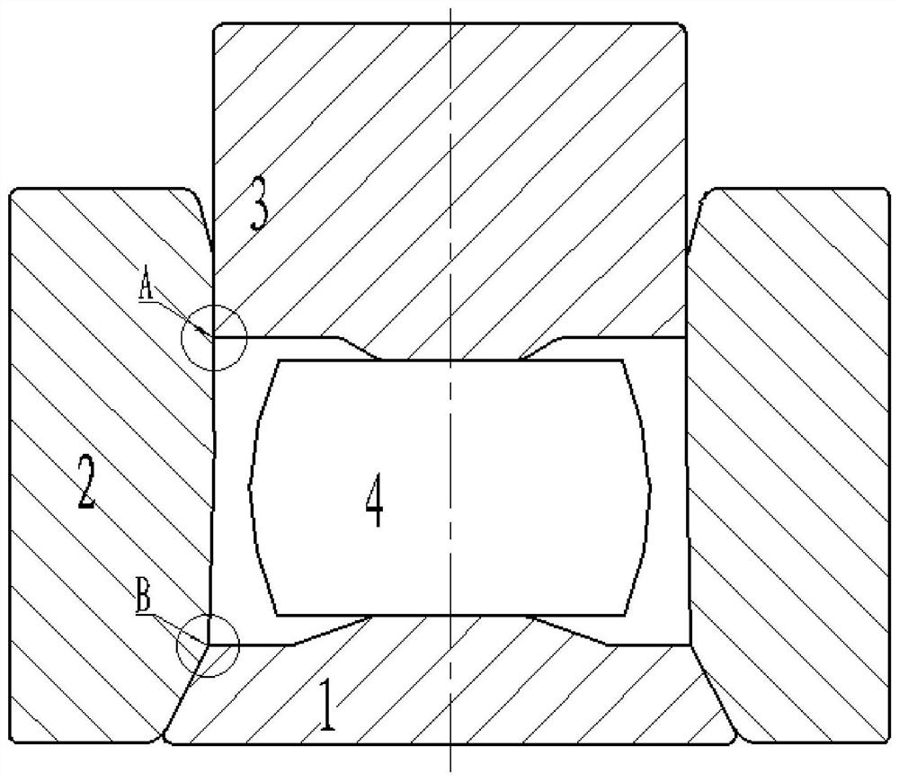 Forging method for fine-grain disc part made of GH4169 material