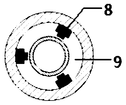 Underground gas cut monitoring system based on ultrasonic waves