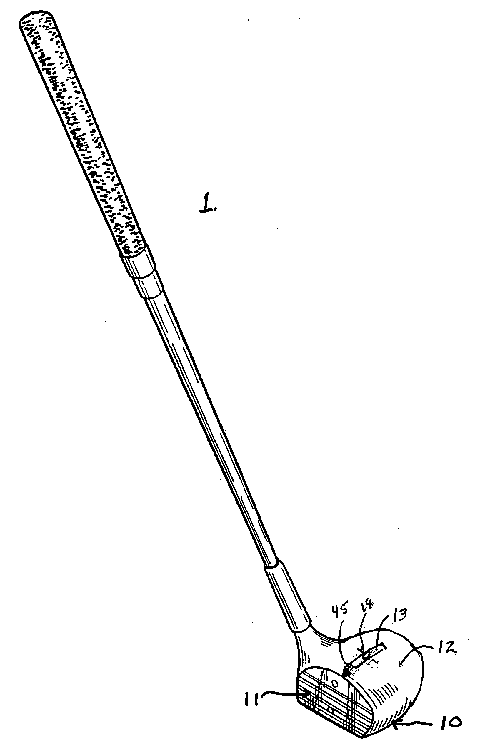 Golf club head including level and alignment indicators