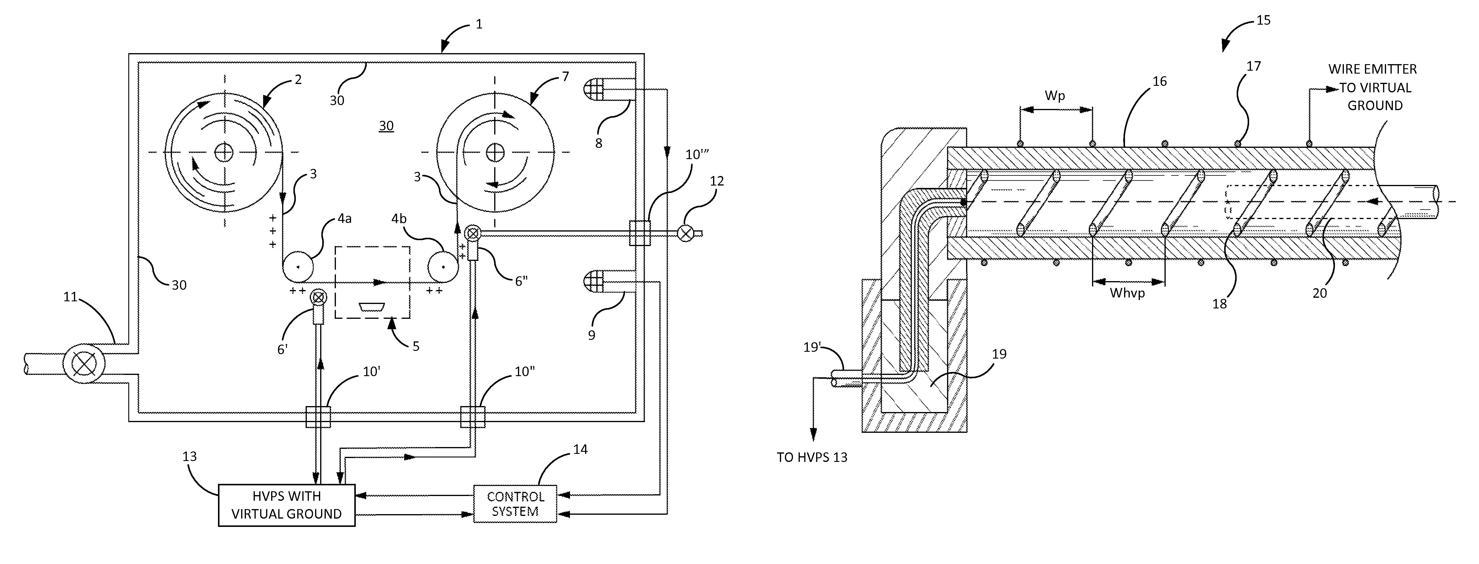 Balanced barrier discharge neutralization in variable pressure environments