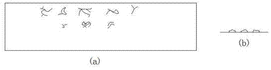 Dynamic pressure gas radial bearing with axial variable stiffness and viscoelastic structure