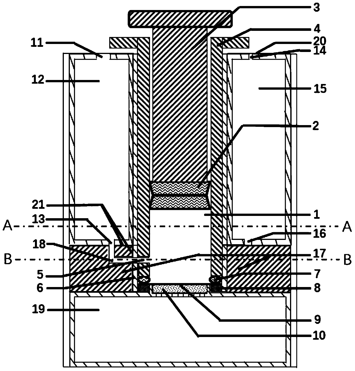 Fluid control device and method for enriching and coloring cells