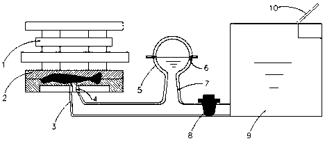 Aluminum alloy low-pressure casting device and process