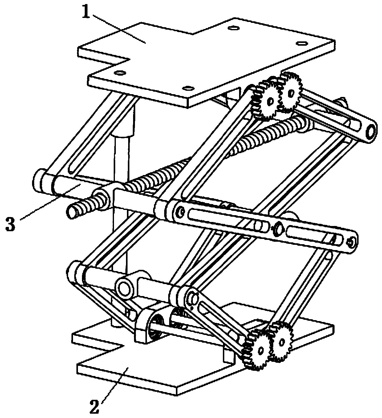 Semitrailer carriage and vehicle head joint bottom supporting structure and using method thereof