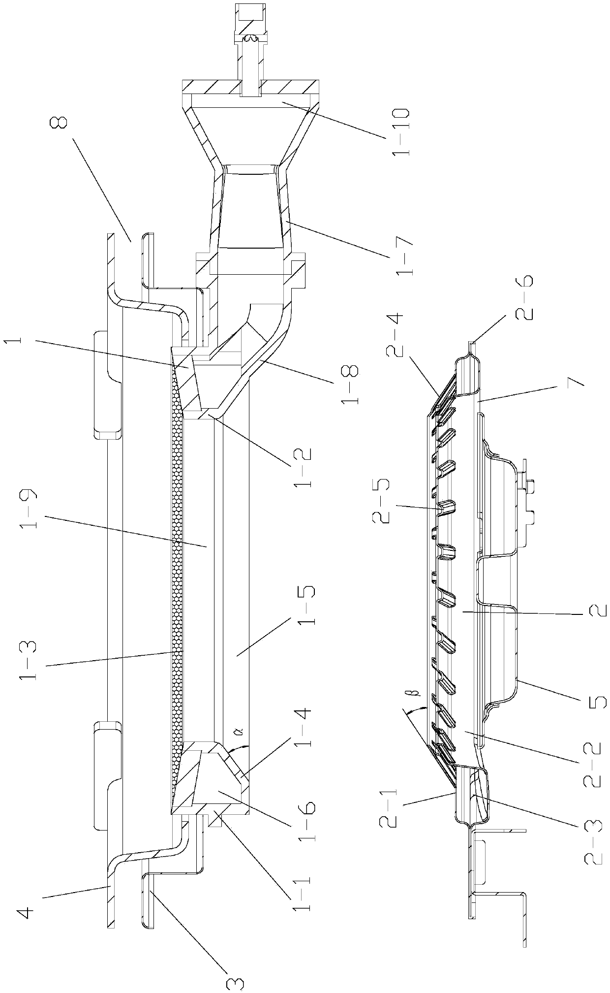 Inward-gathering atmospheric infrared burner