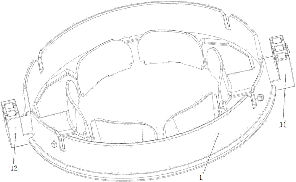 Insulation framework and motor stator