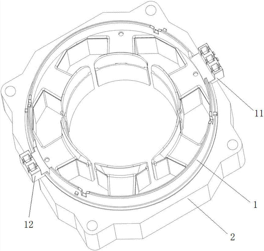 Insulation framework and motor stator