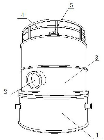 Simple organic waste anaerobic fermentation equipment