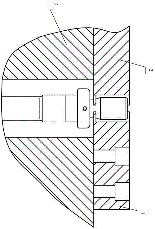 Clamping device for easily detachable spindle base