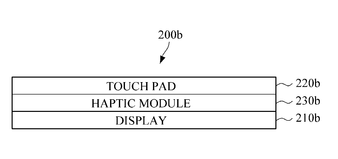 Film type apparatus for providing haptic feedback and touch screen including the same