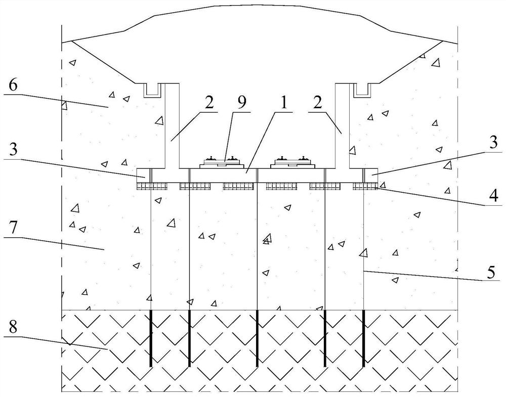 Construction and design method of anti-arch subgrade structure of ballastless track in cutting section