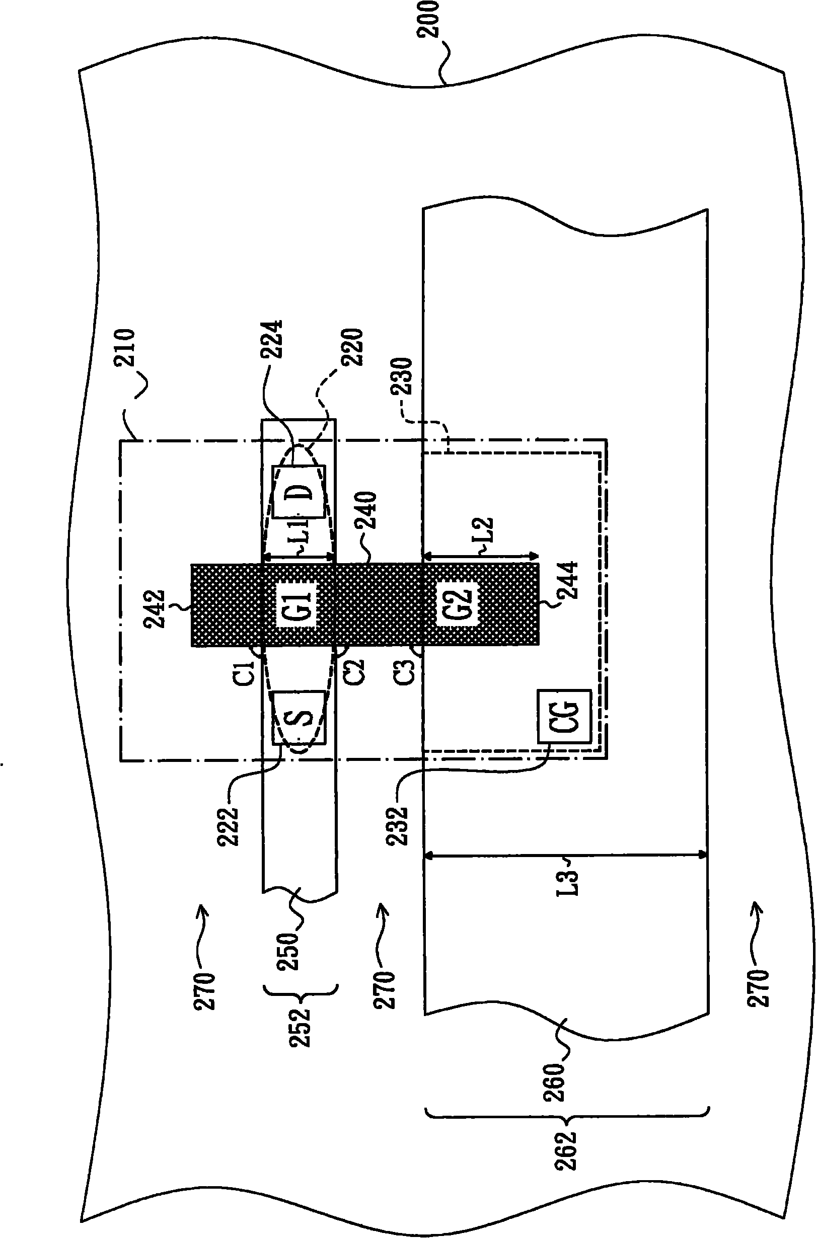 Nonvolatile memory and arrangement thereof