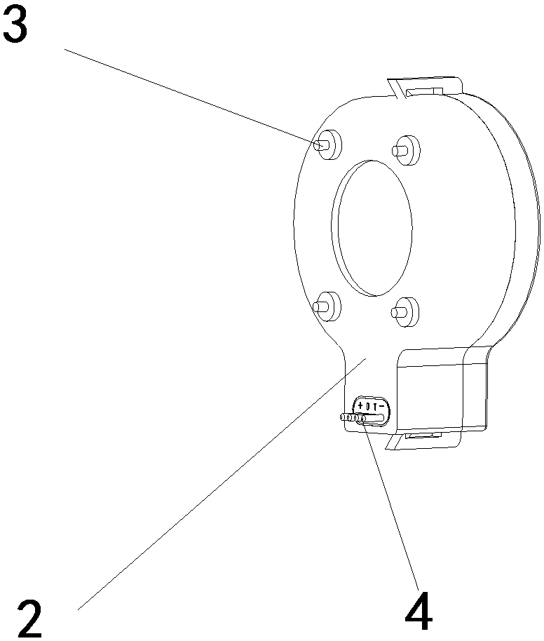 Current digital sensor for AC motor controllers