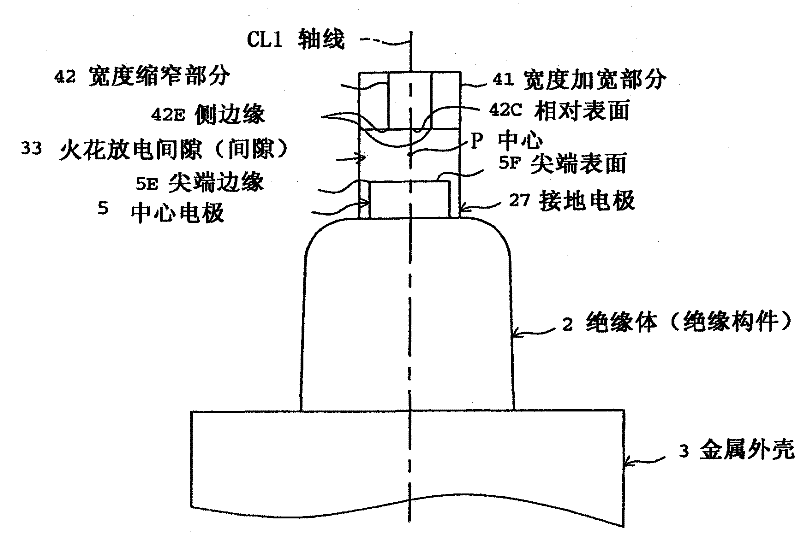 Spark plug for internal combustion engine