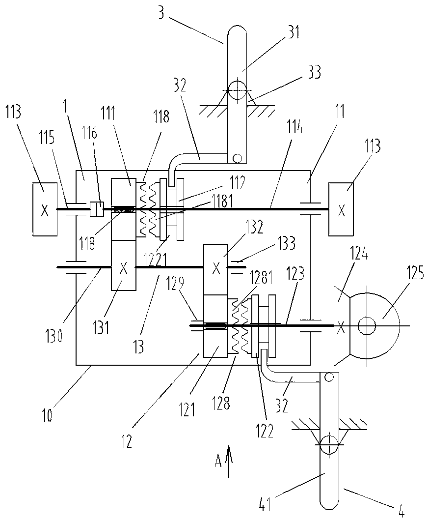 Amphibious vehicles and ships sailing on water and land driving switching system