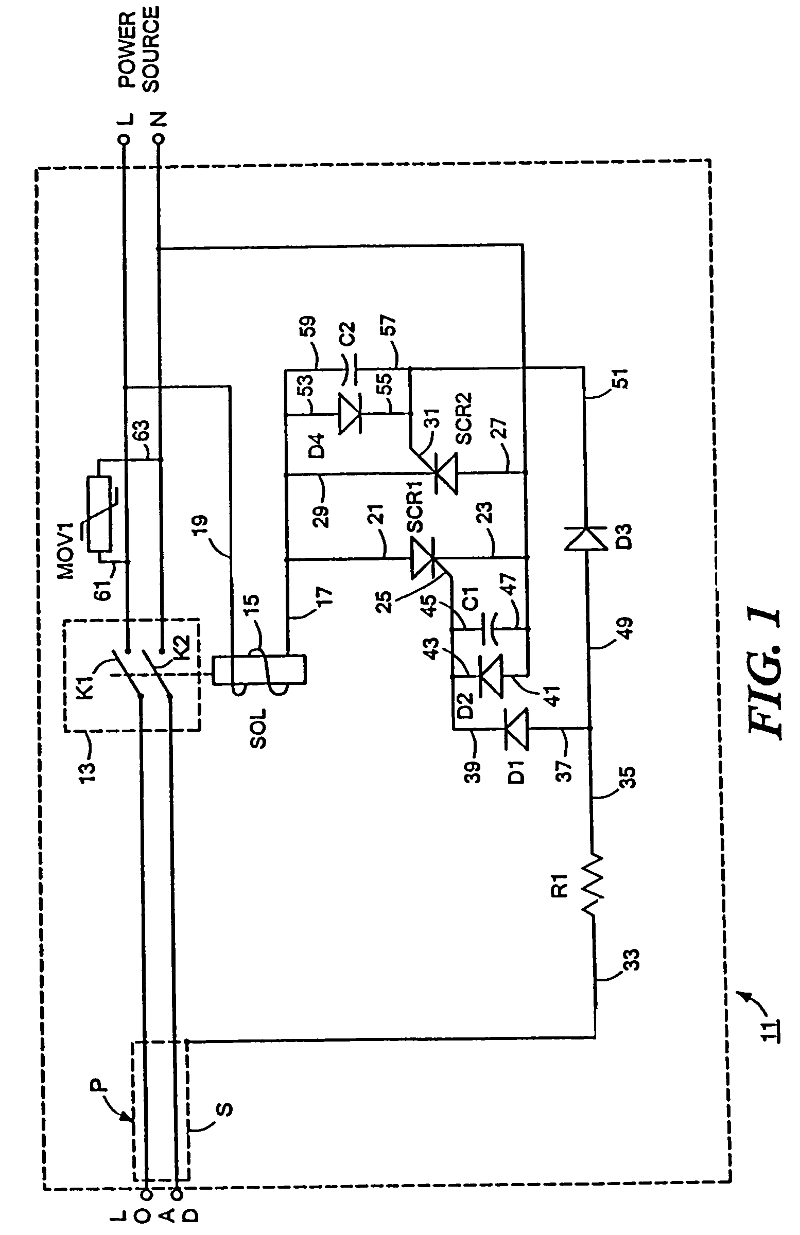 Fireguard circuit