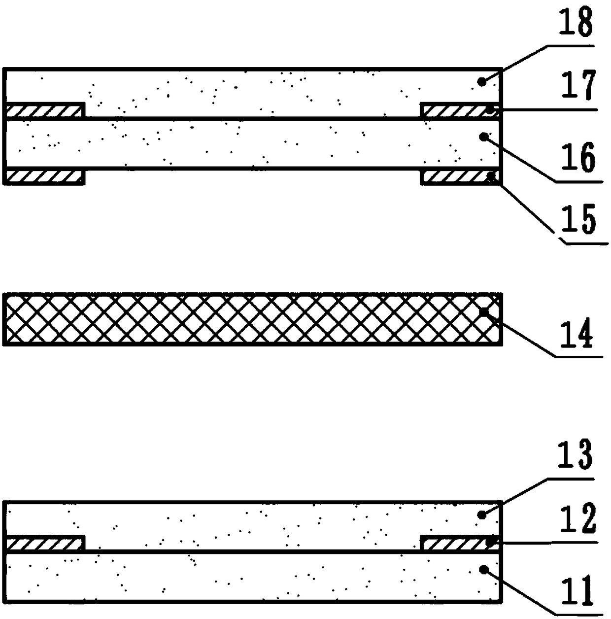 Chip oxygen sensor and preparation method thereof