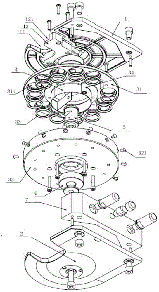 Automatic electrode cap disassembling and polishing all-in-one equipment