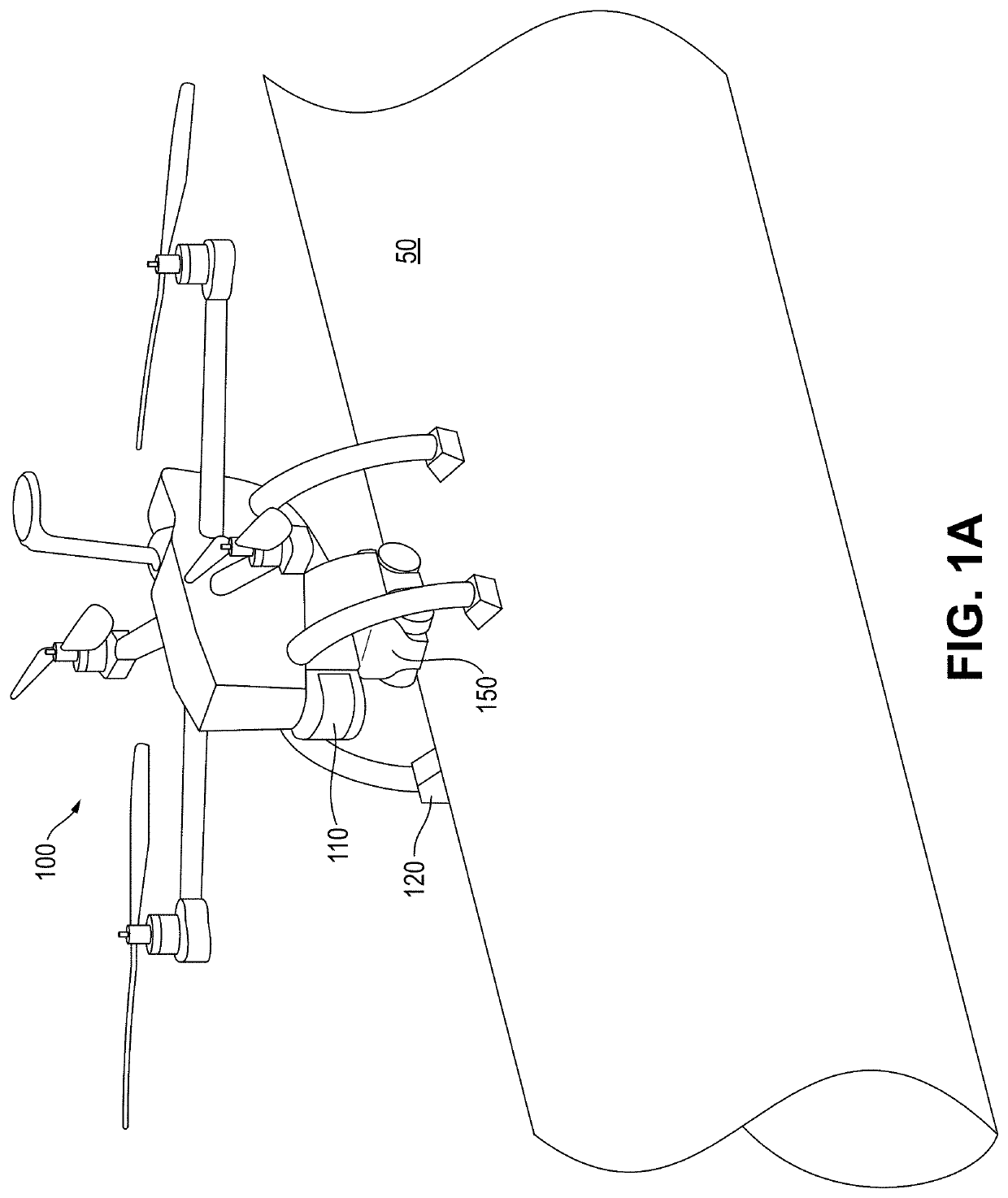 Perching UAV with releasable crawler